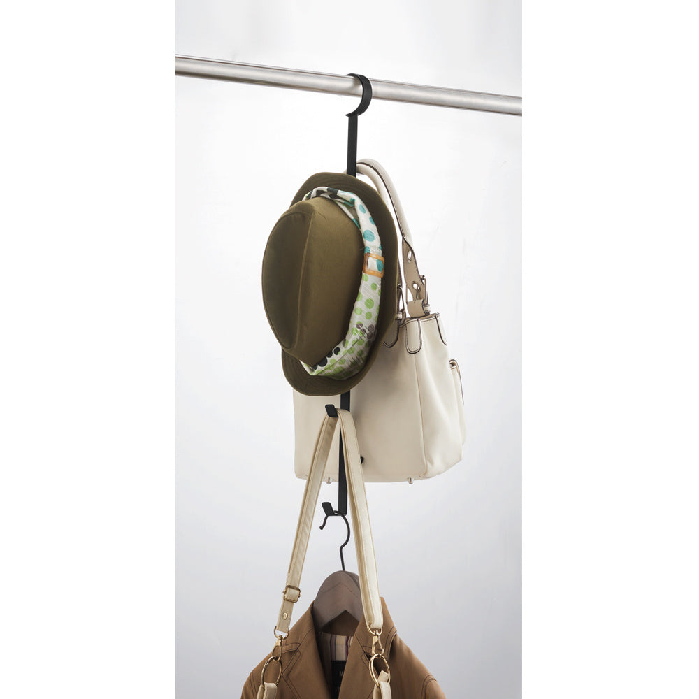 hang organizer kledingkast zwart
