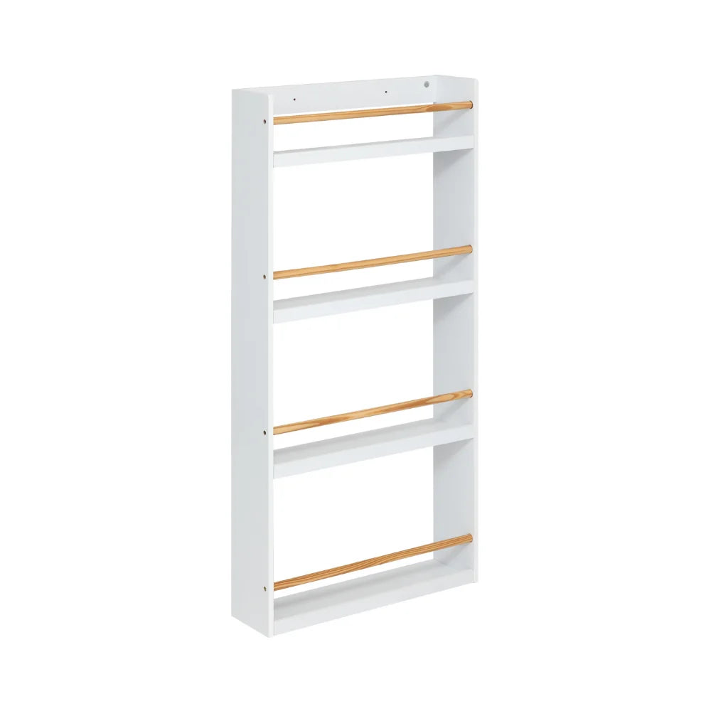 Witte boekenkast kinderkamer 4 etages Atmosphera