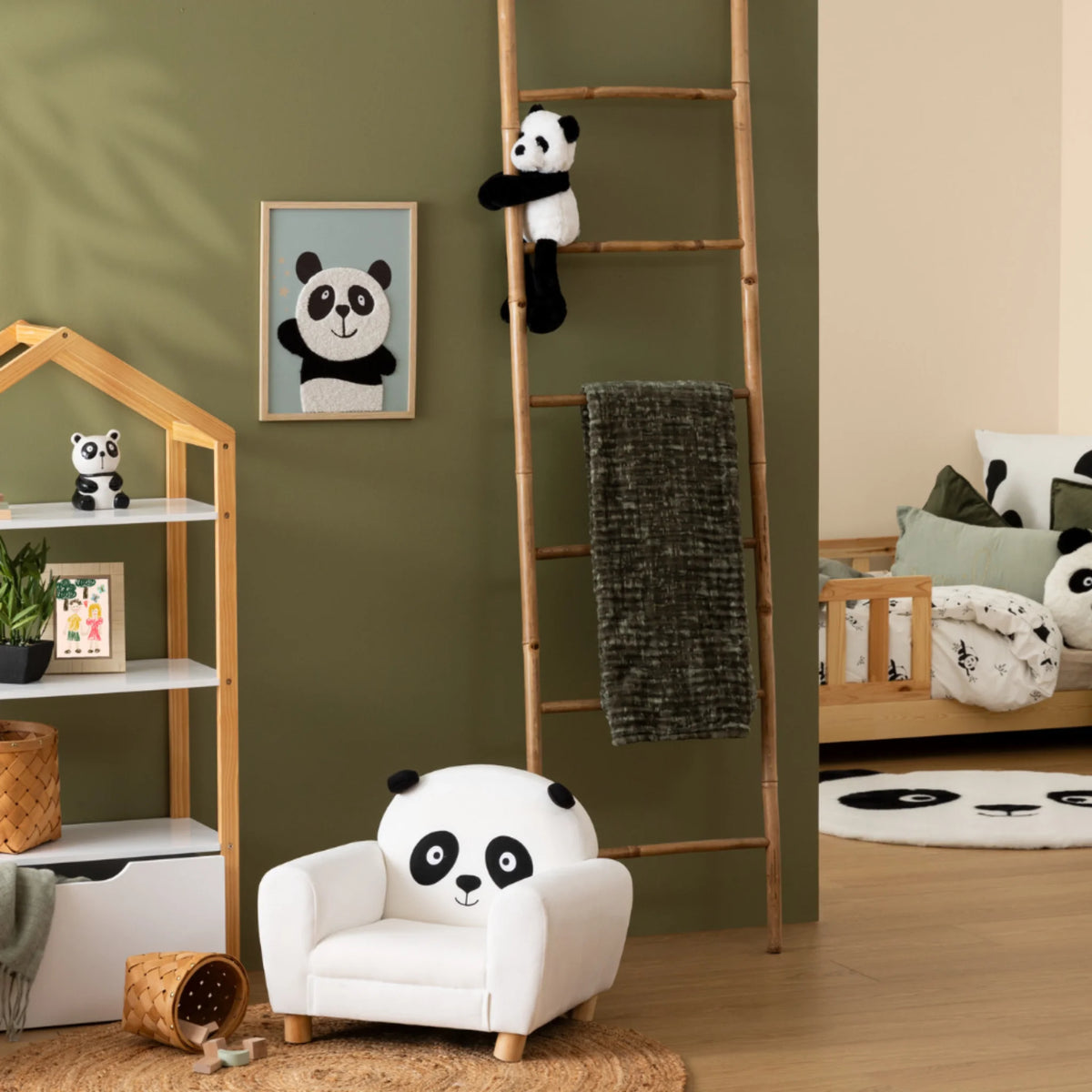 Speelgoedmand Panda Atmosphera