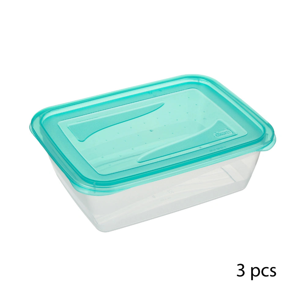Diepvries vershoudbakjes 1.25 liter 3 stuks Five®