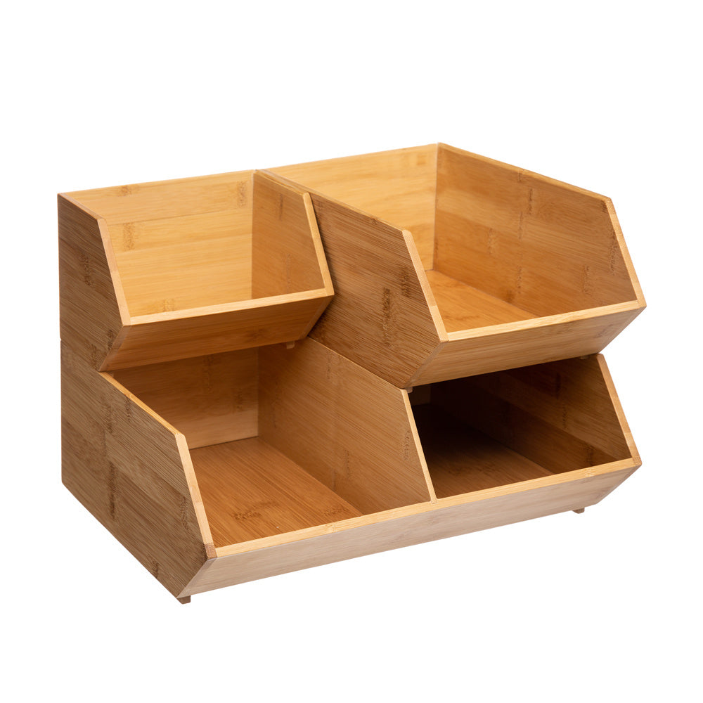 Houten bakjes