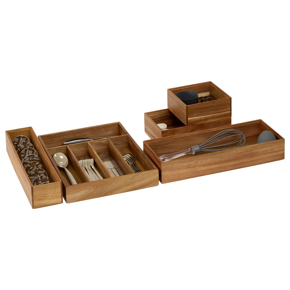 Bestekbak Acacia hout Five®