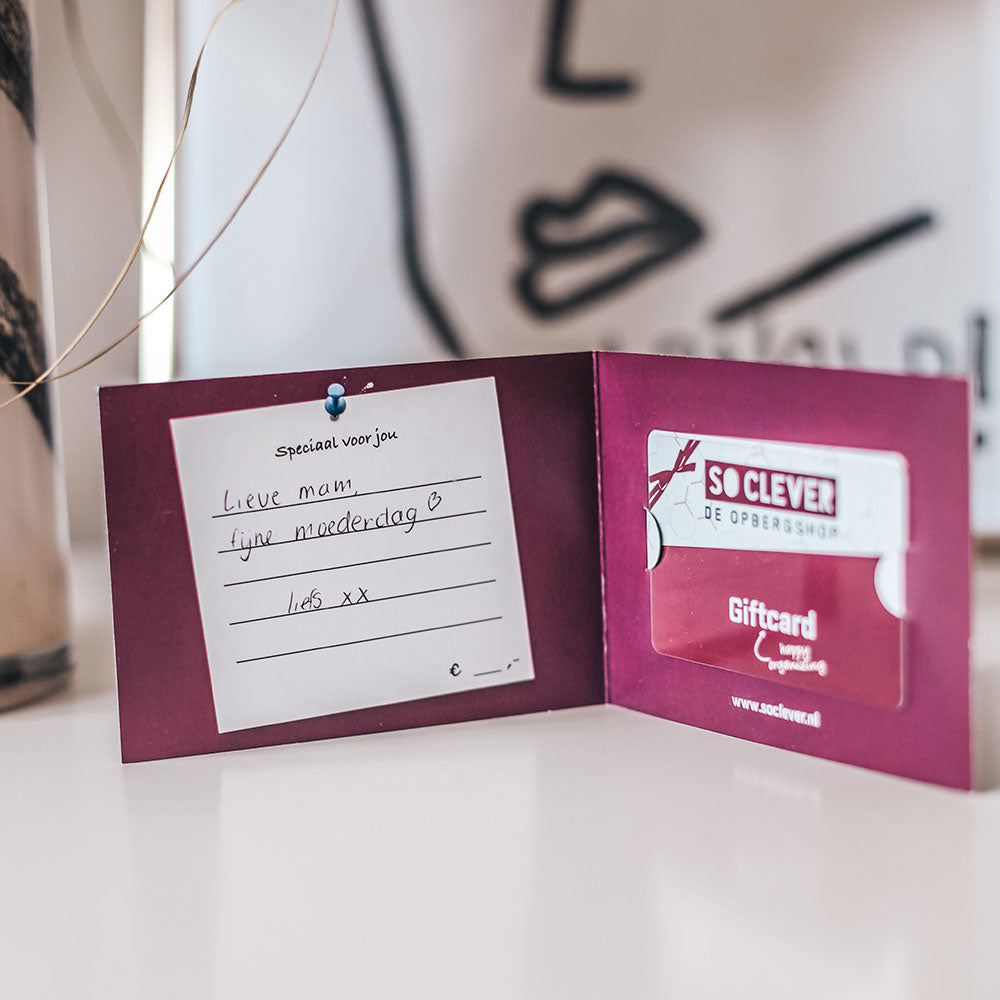 een cadeaukaart so clever