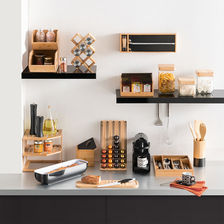 houten keuken opbergers five