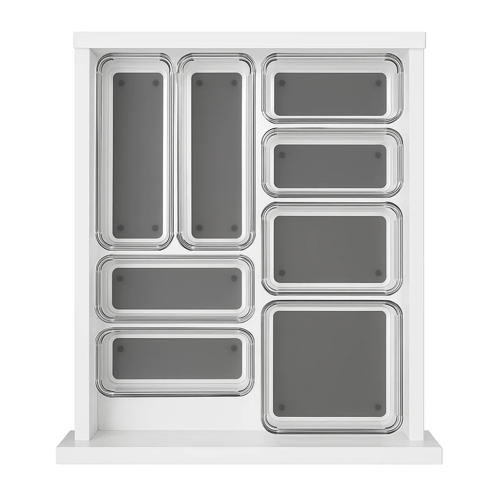 Ladebakjes met grijze anti-slip inzet 4.5 cm hoog Five®