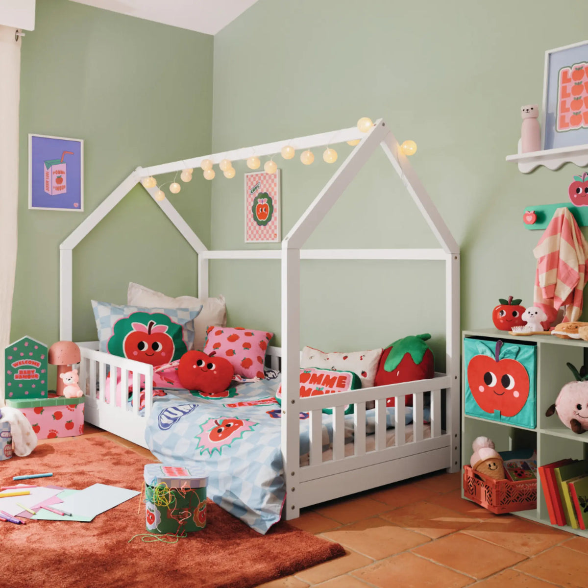 Opbergmand kinderkamer Appel Atmosphera