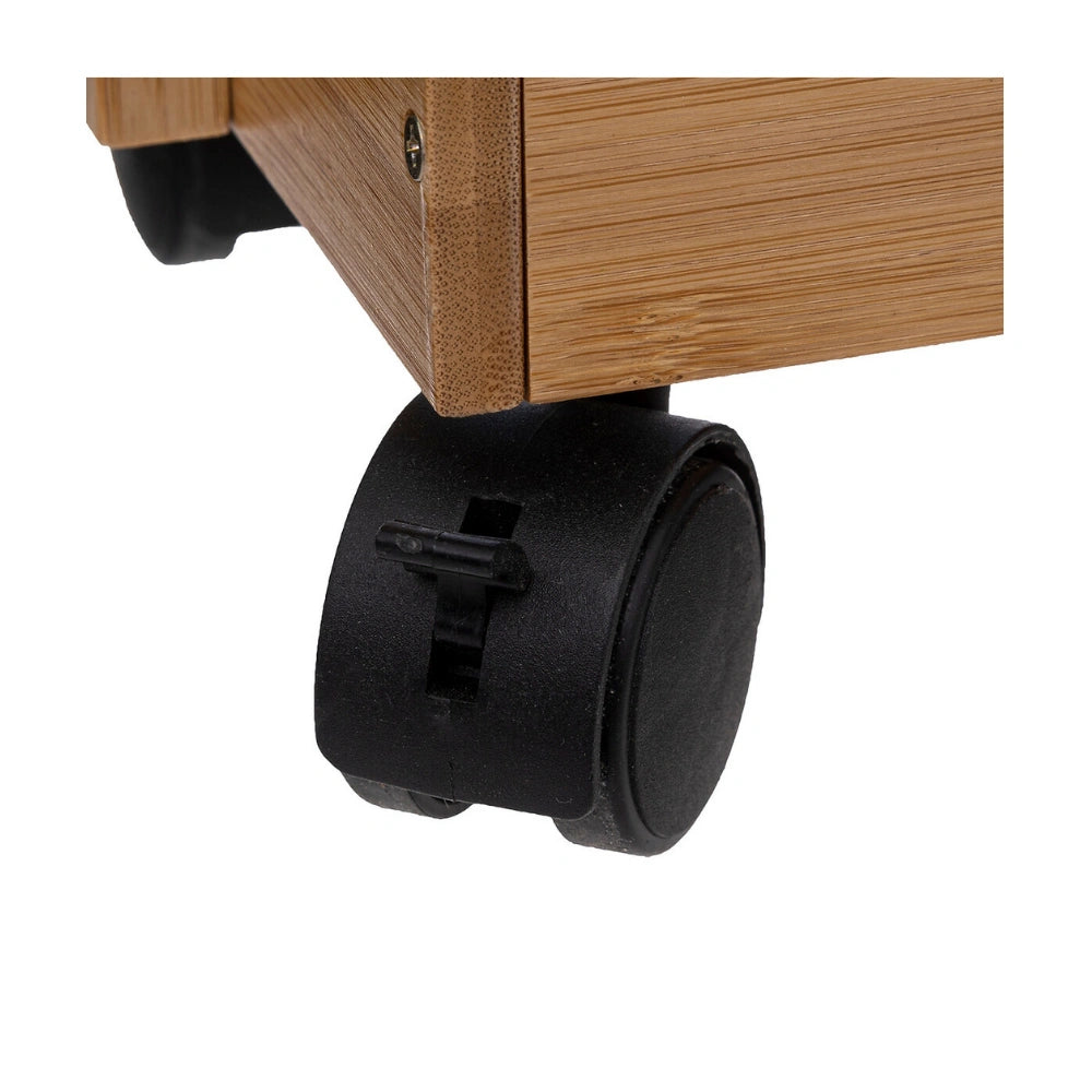Bamboe badkamer trolley Five®