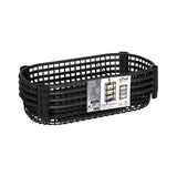 Kunststof zwarte trolley met 4 mandjes Five®