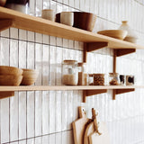 Glazen weckpot houten deksel 750 ml Five®