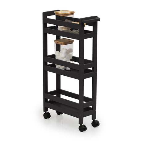 zwarte smalle trolley